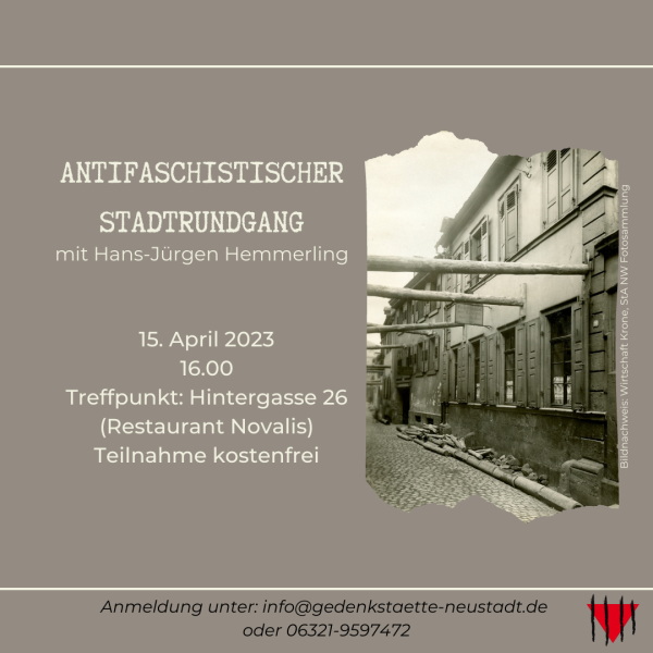 Antifaschistischer Stadtrundgang April 2023